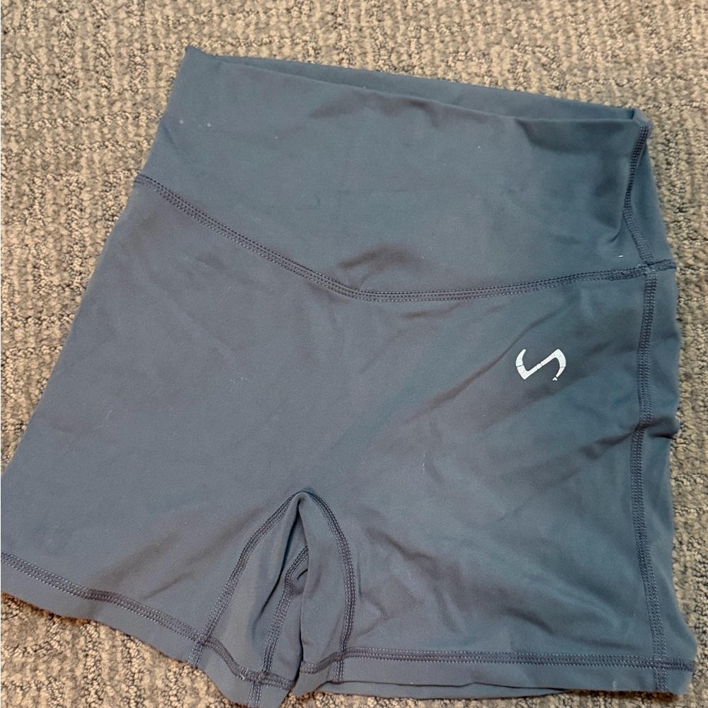 Women's High-Waist Performance Shorts - Charcoal